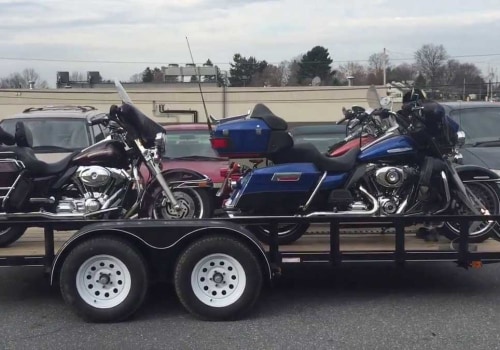 What type of carrier is used for shipping a motorcycle?
